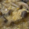 片栗粉いらず！米粉でとろみをつけるきのこ卵あんかけうどんの工程4