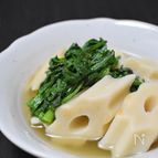 【即席1品】ちくわぶと春菊の炒め煮