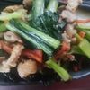ぽぽペの作ってみた!投稿(簡単ワンパン【小松菜ときのこと油揚げのおかか炒め】お弁当にも)