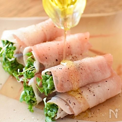 ［5分で完成！大根と生ハムのチーズ巻き］ダイエット中に◎