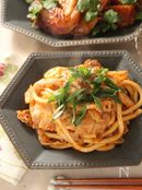 豚キムチ焼きうどん