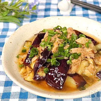レンジde簡単♪無限に食べれる中華風やみつきナス