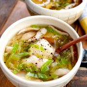【ささみとキャベツの鶏だしスープ】旨み◎ほっこりヘルシー♪