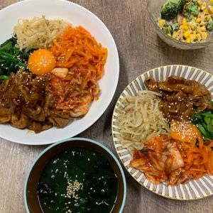 りりぃの作ってみた!投稿(忙しい日はコレ！【やみつき3色韓国風カルビ丼】)