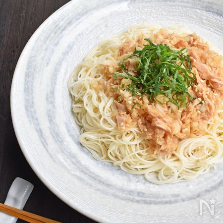 簡単 ツナと青しそのそうめん By 簡単料理研究家 服部みどり レシピサイト Nadia ナディア プロの料理家のおいしいレシピ