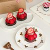 材料4つ 簡単いちごチョコタルト