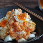 味見でなくなる危険な美味しさ【レンチン明太ポテトサラダ】