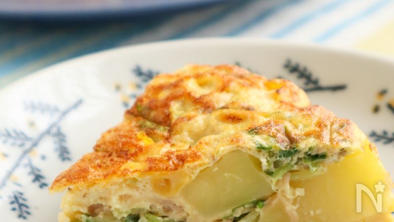 ボリューム満点◎ツナとじゃがいもの中華風オムレツ | レシピ