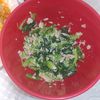 milkの作ってみた!投稿(レンジで5分!【小松菜とツナの旨塩サラダ】胡麻油香る♩)