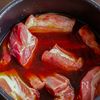煮るだけ簡単！！スペアリブとホクっとにんにくのさっぱり煮　の工程1