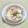 キャピタンの作ってみた!投稿(５分でほっこり温まる
豆腐とカニカマのかき玉スープ)