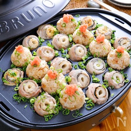 2度おいしい 焼きおにぎりとちくわの肉巻きの欲張りプレート By Rinaty りなてぃ レシピサイト Nadia ナディア プロの料理家のおいしいレシピ