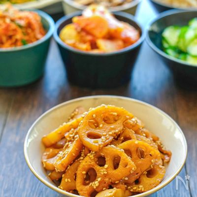 れんこんの甘辛煮【ヨングンジョリム】