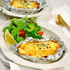 ＼トースターで簡単！／こくウマ♡サーモンのマヨチーズ焼き