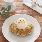 しっとり梅しそ豆腐つくね大根おろしのひよこで。