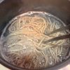 あったかつゆだくで食べる！月見納豆のぶっかけ蕎麦の工程1