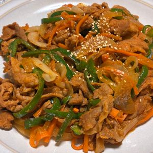 miki3164の作ってみた!投稿(【豚バラプルコギ風炒め】ご飯が止まらない！やみつき！)