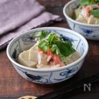 レンジで簡単！高野豆腐とカニカマのしょうが煮