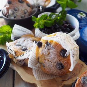 誰でも失敗なし！ミックス使用の簡単ブルーベリーマフィン | レシピ