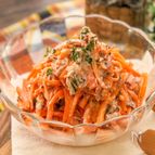 【人参のクリームチーズ入りラペ】お弁当にかんたん時短おかず♡