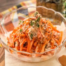 【人参のクリームチーズ入りラペ】お弁当にかんたん時短おかず♡