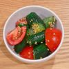ミルクの作ってみた!投稿(きゅうりとトマトの《居酒屋風♡旨だしサラダ》)