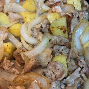 夢見草の作ってみた!投稿(すぐでき簡単♪カリカリポークのジャーマンポテト)