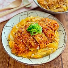 お肉やわらか♩塩麹とんかつのかつ丼