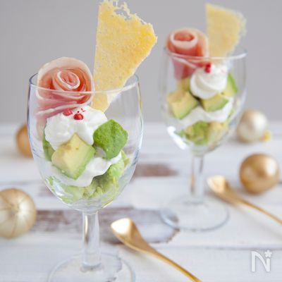 おもてなしに！サラダパフェ