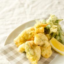 鶏ささみといんげんのフリット