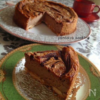 おもてなし♡ダブルチョコレートチーズケーキ
