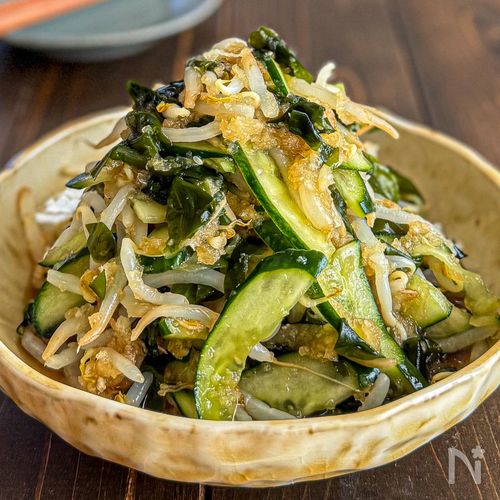 レンチン副菜《もやしのおろしポン酢和え》