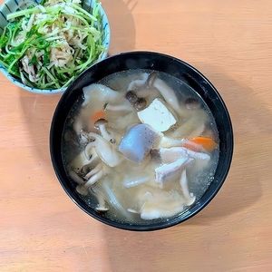 かおちゃんの作ってみた!投稿(お肉プルプル♪お店に負けない♪『味しみ♡絶品豚汁』)