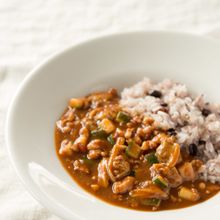 いかとあさりのカレー