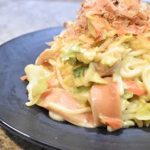 子供も大好き♪クリーミー焼きうどん