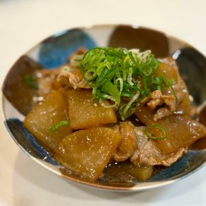 kimiの作ってみた!投稿(【ぱぱっと出来る、豚こまと大根の照り焼き】ご飯がすすむ♡︎)
