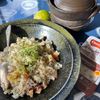 Memento-MORIの作ってみた!投稿(クセ強「リンゴとサツマイモのブルーチーズ釜飯」)