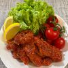 楽ラク手抜キッチン🐶🐾の作ってみた!投稿(［鶏むね肉のホットチリソース］後を引く辛さ！ワンパン！簡単)