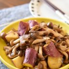 焼ききのことさつま芋のバター醬油【作り置き】