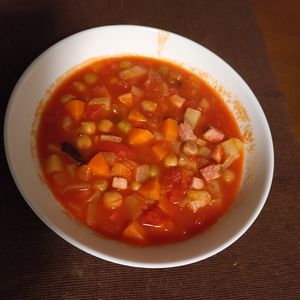 1157346の作ってみた!投稿(トマト缶で作る♪簡単ミネストローネ)