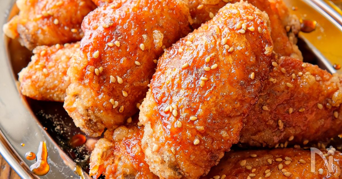 【基本の手羽唐揚げ】ザクじゅわジューシー/やみつき甘辛味