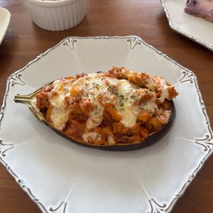 こむぎの作ってみた!投稿(【米なすの旨ミートチーズ焼き】トロッと丸ごと美味しい♪)