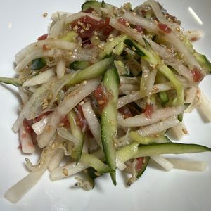 ゆっこの作ってみた!投稿(【大根ときゅうりの梅じゃこ和え】ヘルシー◎やみつき食感♬︎)