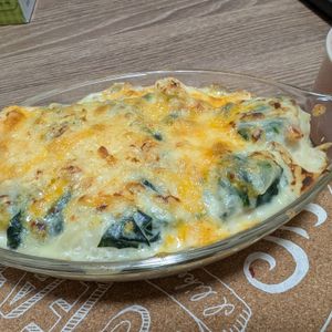 1247711の作ってみた!投稿(【ベーコンとほうれん草のえびドリア】とにかく簡単に作れる！！)