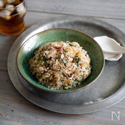 柴漬けガーリック炒飯