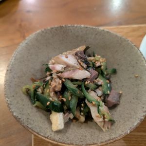 おかず当番の作ってみた!投稿(火を使わず作る絶品おつまみ【塩サバとお揚げのきゅうり和え】)
