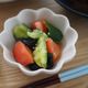 手軽に彩りを添えたいときに【トマトときゅうりのさっぱり和え】