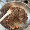 中南米の牛肉トマト炒め【ピカディージョ】ご飯にかけての工程1