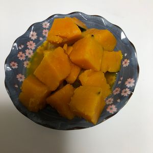 junメグ♡の作ってみた!投稿(簡単和総菜☆はちみつでしっとり♪かぼちゃ煮)