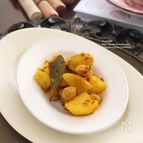 じゃがいもとひよこ豆のサブジ